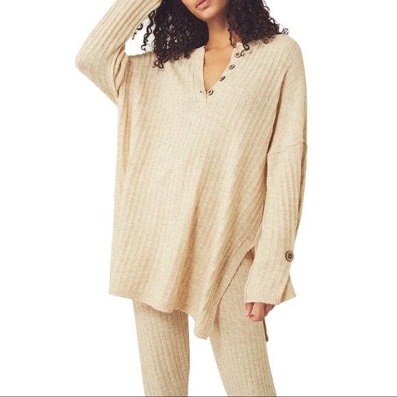 Free People Tops - NWT Free People Around The Clock Sweater